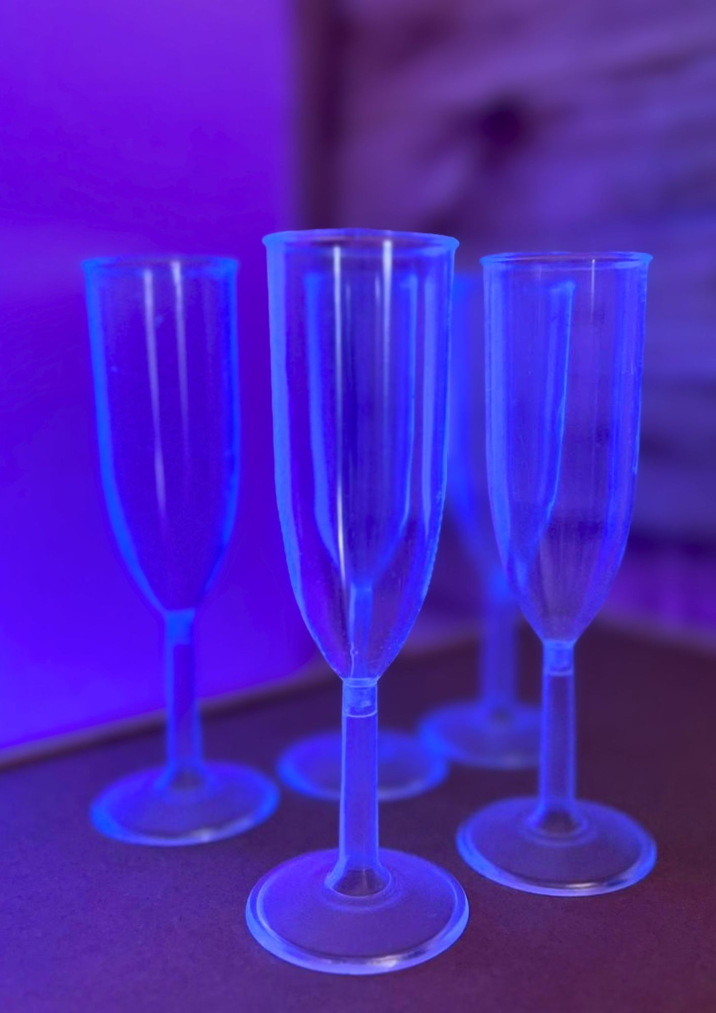 Copa champagne · Cristal óptico