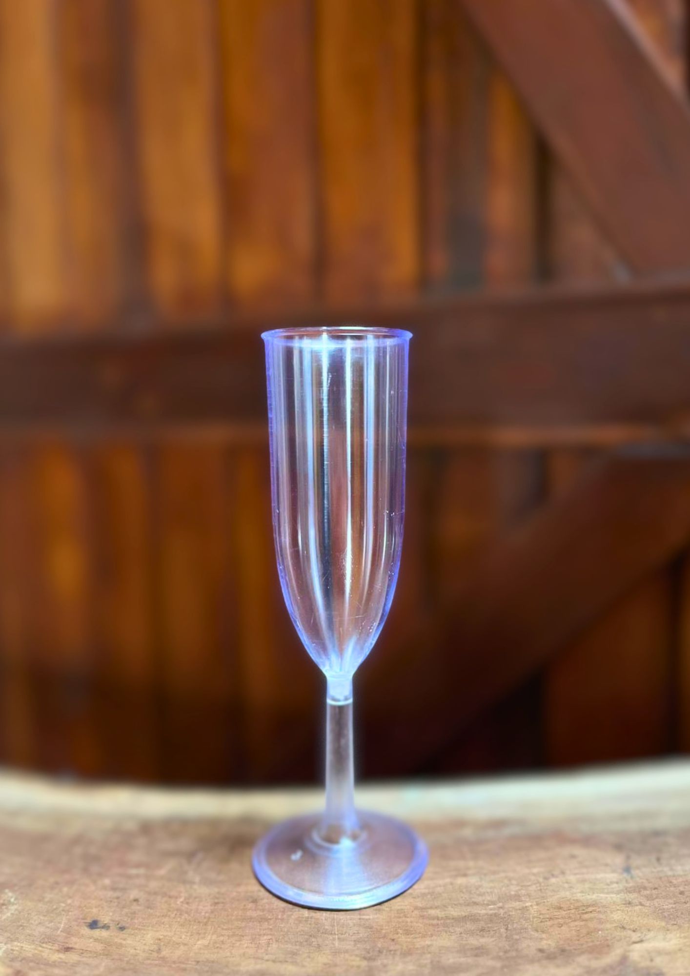 Copa champagne · Cristal óptico