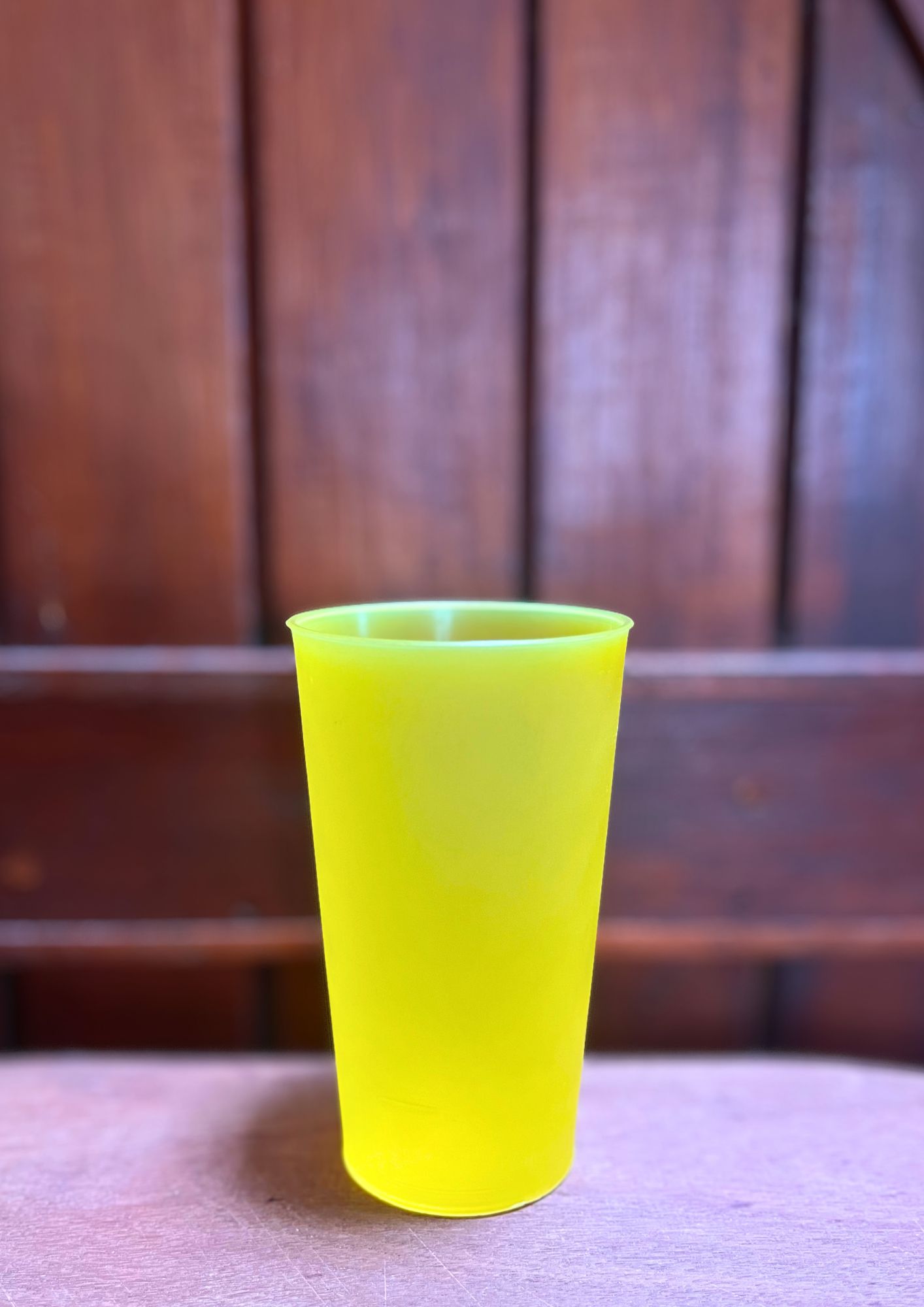 Vaso reutilizable 300 cc · Amarillo
