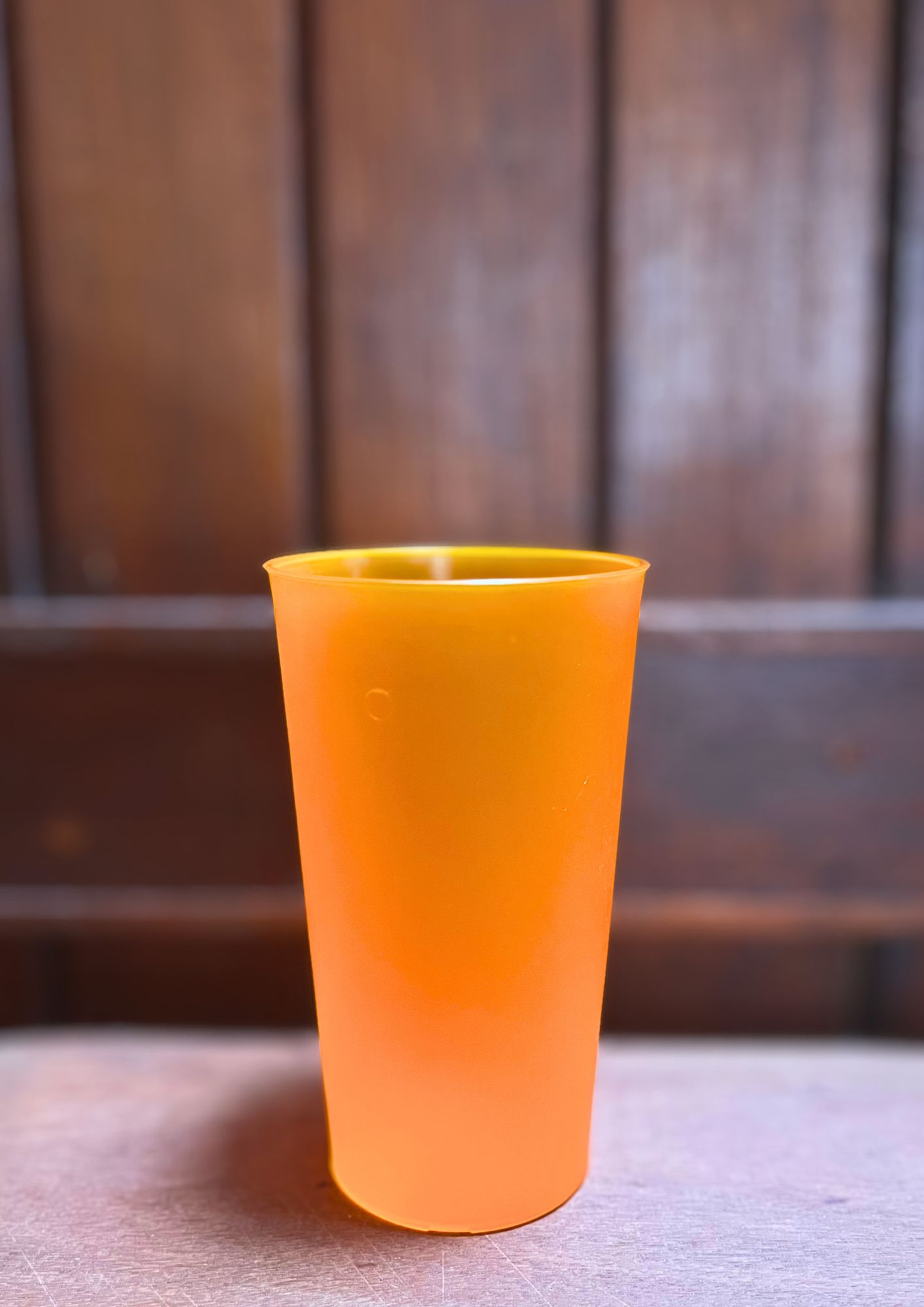 Vaso reutilizable 300 cc · Naranja