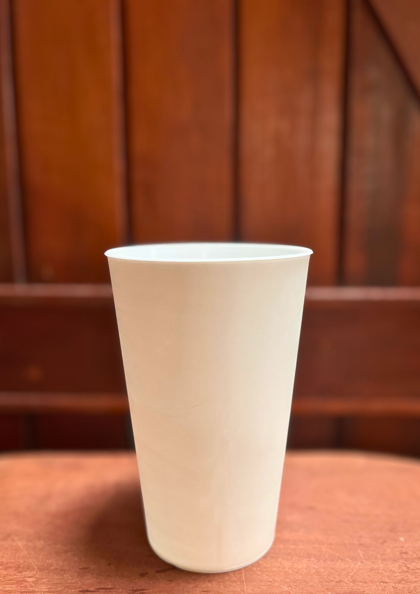 Vaso reutilizable 500 cc · Blanco
