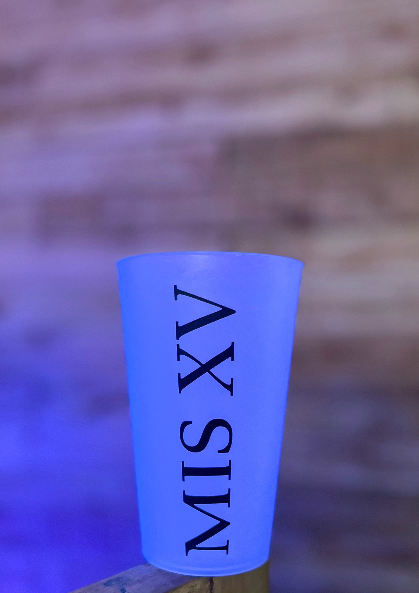 Vaso reutilizable 500 cc · Transparente óptico