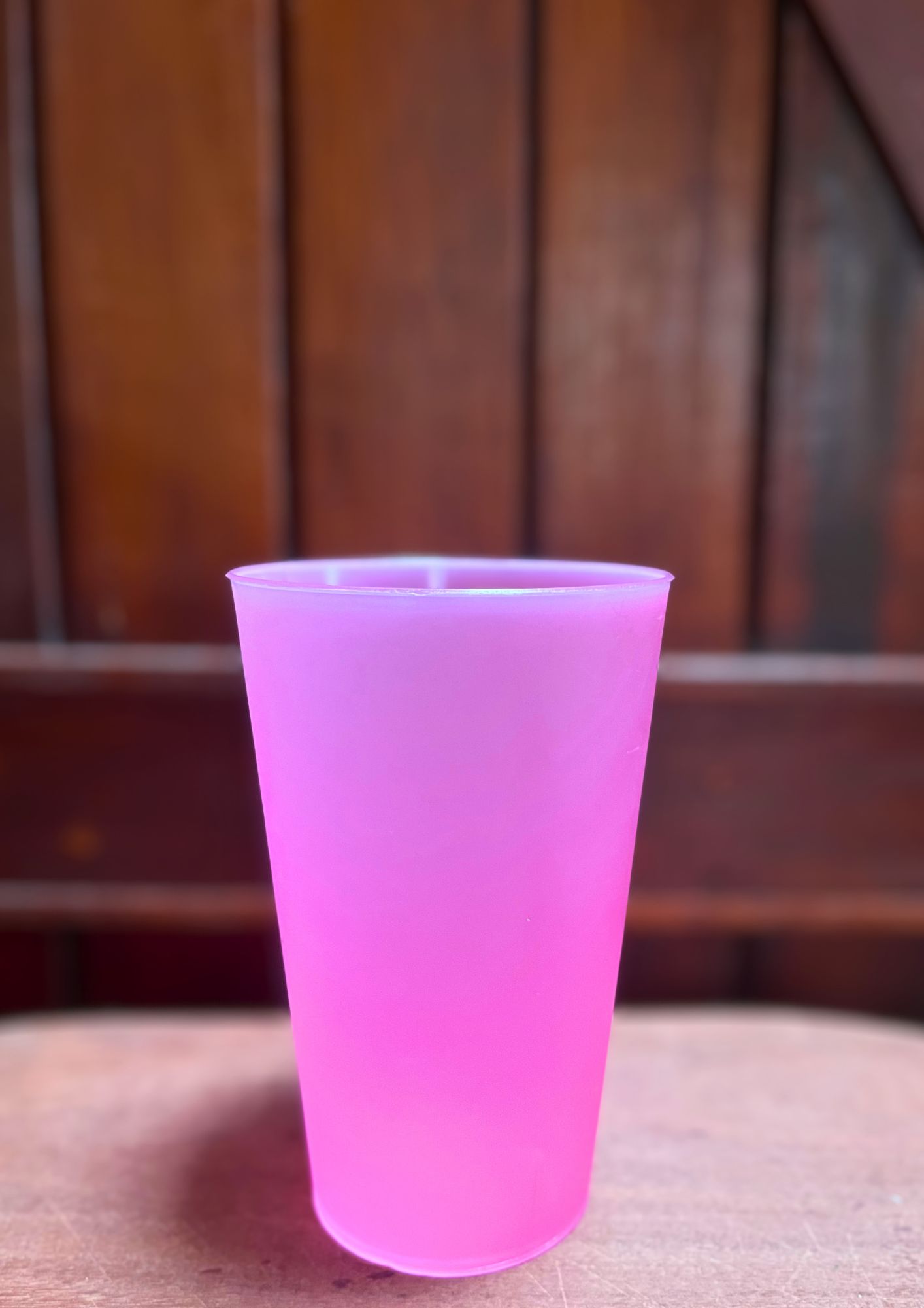 Vaso reutilizable 500 cc · Rosado